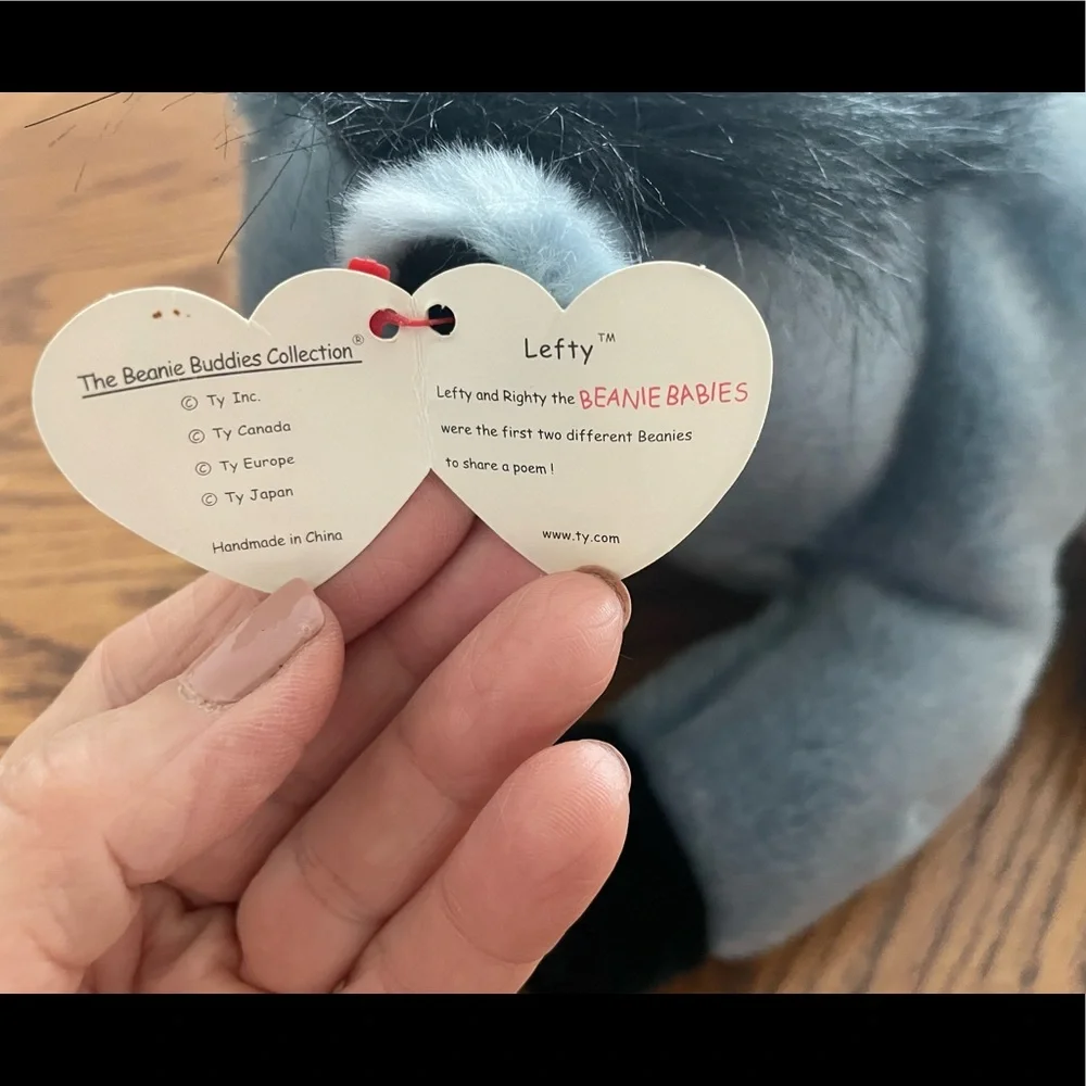 Lefty Beanie Buddy VINTAGE TY 2000 with Original Tags